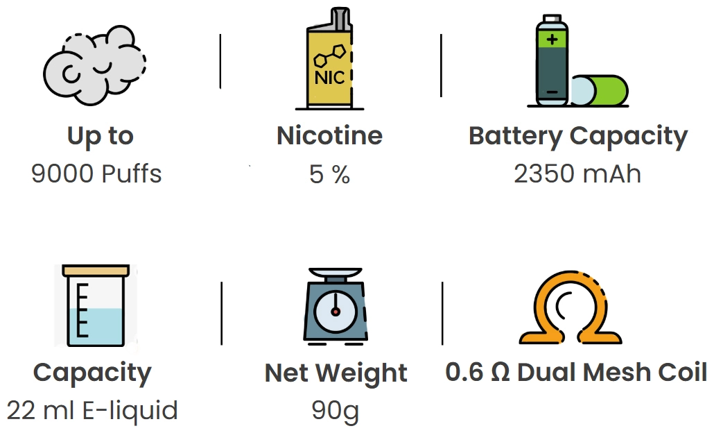 Banana Buzz - Alibarbar Ingot 9000 Puffs(Image1) Banana Buzz - Alibarbar Ingot 9000 Puffs(Image1)