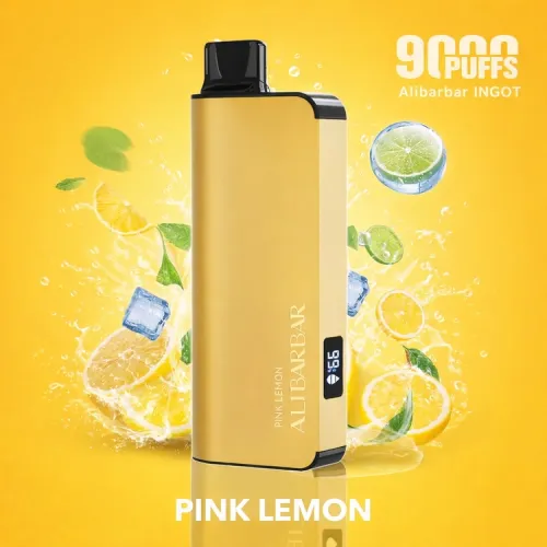 Pink Lemon - Alibarbar Ingot 9000 Puffs