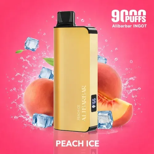 Peach Ice - Alibarbar Ingot 9000 Puffs