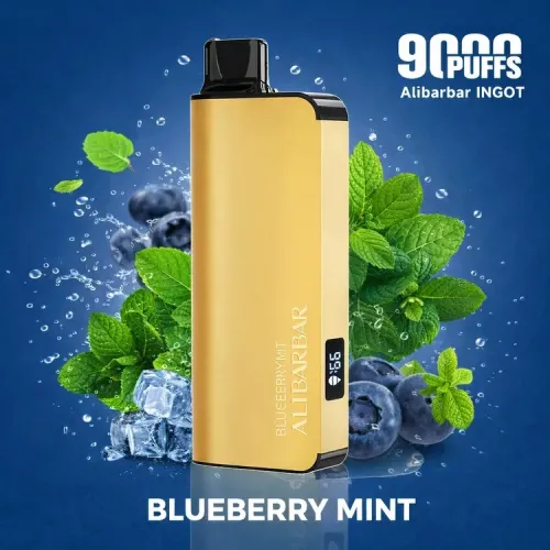 Blueberry Mint - Alibarbar Ingot 9000 Puffs