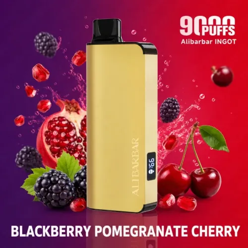Black Pomegranate Cherry - Alibarbar Ingot 9000 Puffs